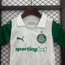 Kit Infantil Palmeiras 25/26 Away - Branco